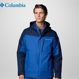 Blue Columbia Men's Whirlibird™ V Interchange Jacket in size Small